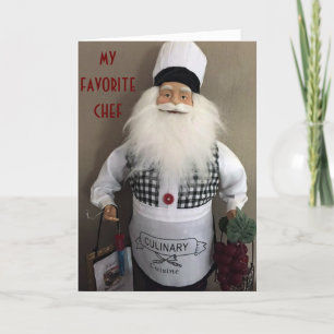 CARTES POUR FÊTES ANNUELLES NOËL SURPRISE POUR LA CUISINE MYGUY/FAVORITE