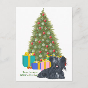 Cartes Pour Fêtes Annuelles Noël Terrier Skye