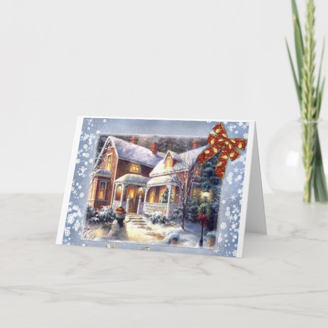 Cartes Pour Fêtes Annuelles Noël-Time (Devant)