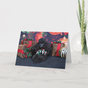 Cartes Pour Fêtes Annuelles Noël - Toby - Poodle