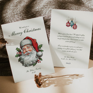 Cartes Pour Fêtes Annuelles Noël traditionnel