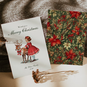 Cartes Pour Fêtes Annuelles Noël traditionnel