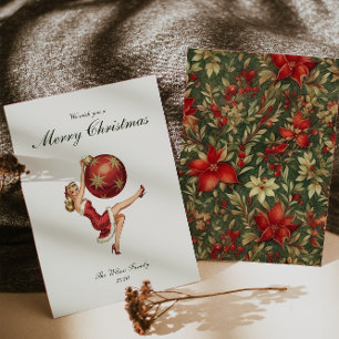 Cartes Pour Fêtes Annuelles Noël traditionnel