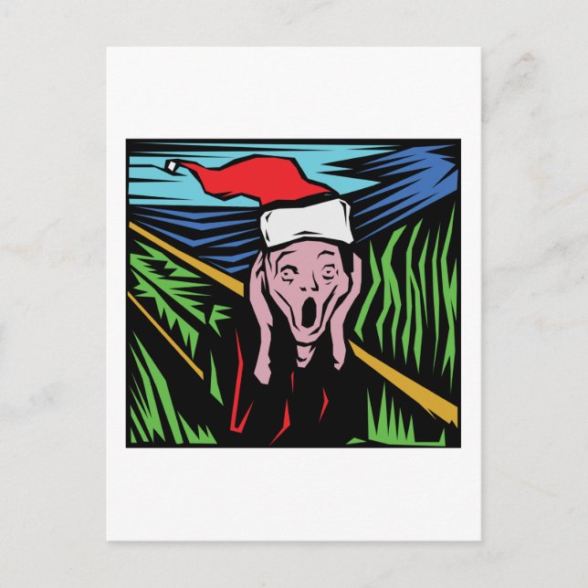 Cartes Pour Fêtes Annuelles Noël très drôle (Devant)