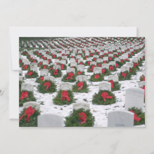 Cartes Pour Fêtes Annuelles Noël tresse le cimetière national d'Arlington de