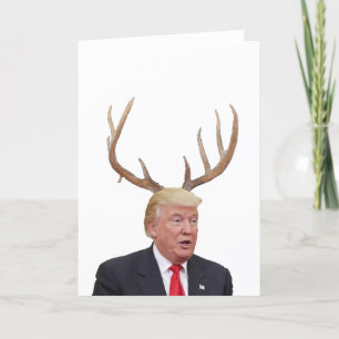 Cartes Pour Fêtes Annuelles Noël Trump : Monsieur le Président, cerf