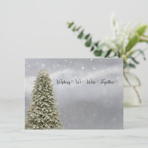 Cartes Pour Fêtes Annuelles Noël veut que nous soyons ensemble