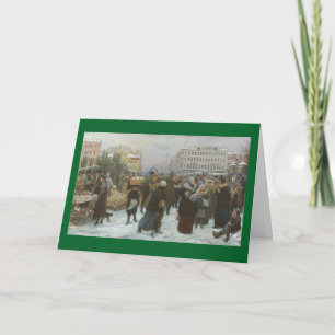 Cartes Pour Fêtes Annuelles Noël victorien