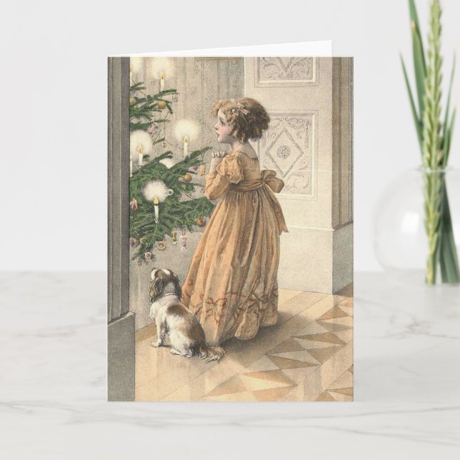 Cartes Pour Fêtes Annuelles Noël victorien (Devant)