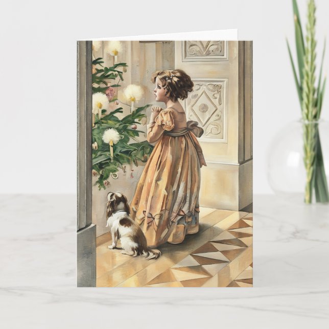 Cartes Pour Fêtes Annuelles Noël victorien (Devant)