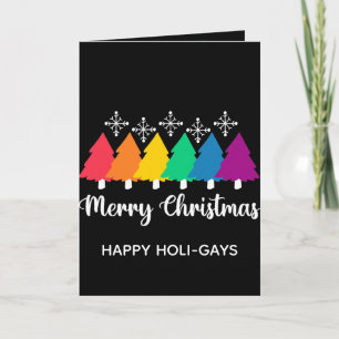 Cartes Pour Fêtes Annuelles Noël vilain,Carte de Noël gay drôle et amusante