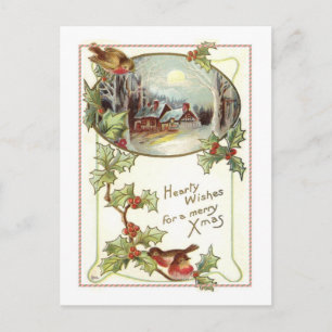 Cartes Pour Fêtes Annuelles Noël vintage