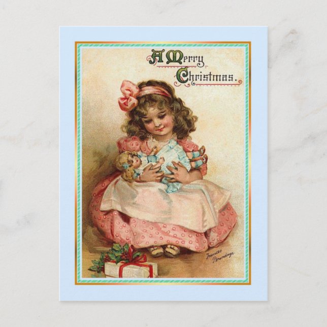 Cartes Pour Fêtes Annuelles Noël vintage (Devant)