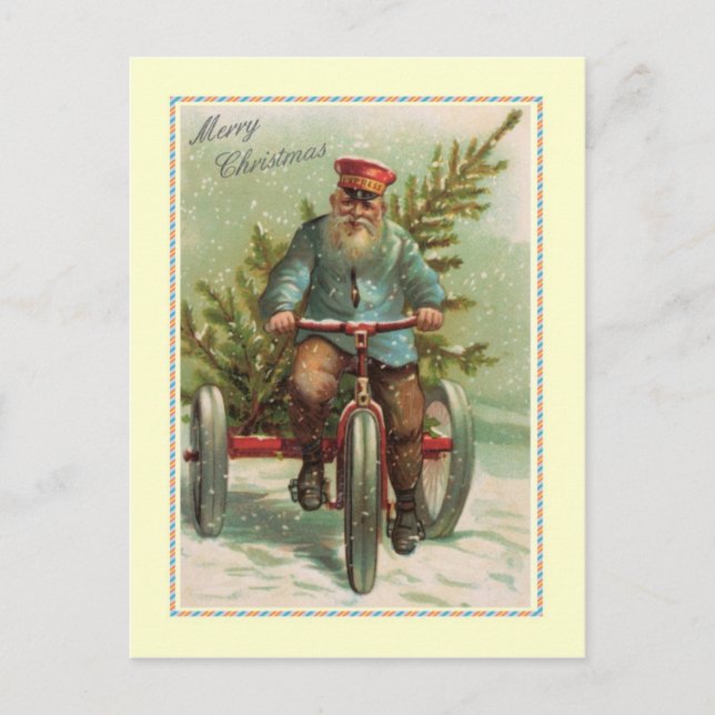 Cartes Pour Fêtes Annuelles Noël vintage (Devant)