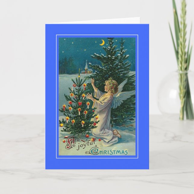 Cartes Pour Fêtes Annuelles Noël vintage (Devant)