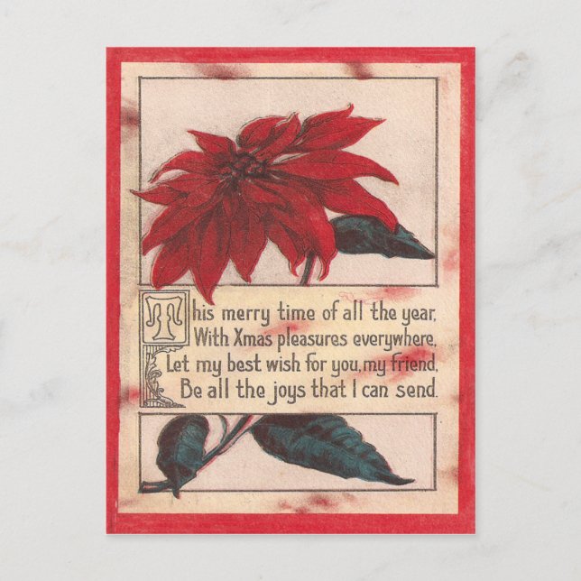 Cartes Pour Fêtes Annuelles Noël vintage (Devant)