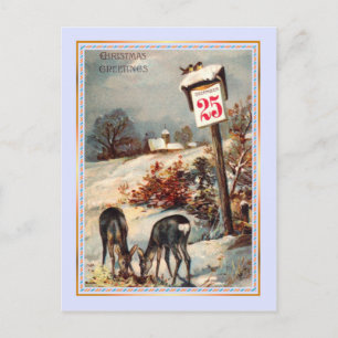 Cartes Pour Fêtes Annuelles Noël vintage