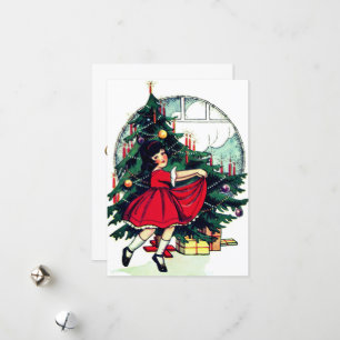 Cartes Pour Fêtes Annuelles Noël vintage