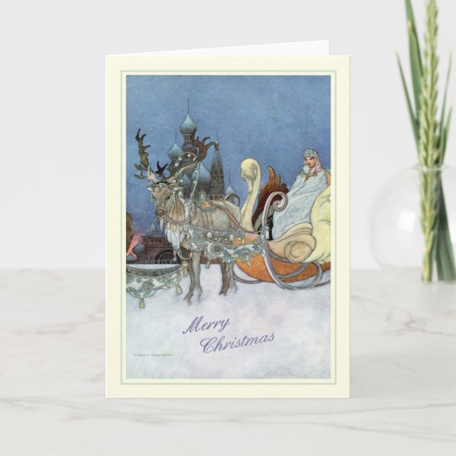 Cartes Pour Fêtes Annuelles Noël vintage (Devant)