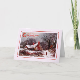 Cartes Pour Fêtes Annuelles Noël vintage