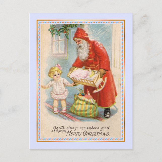 Cartes Pour Fêtes Annuelles Noël vintage (Devant)