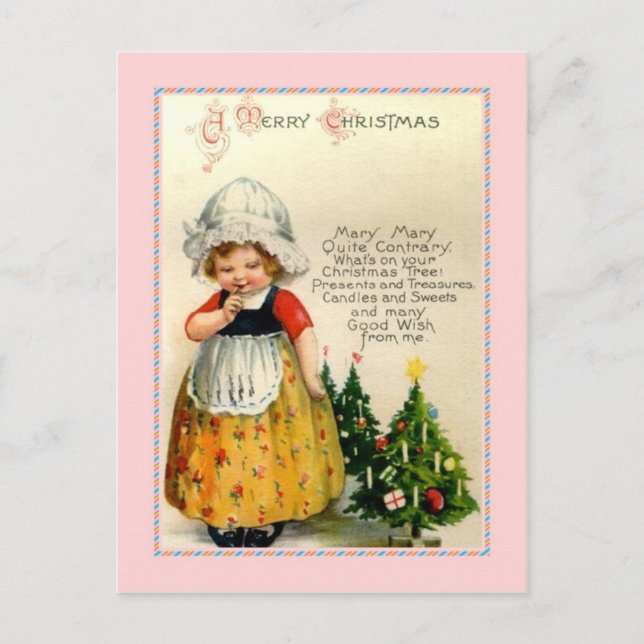 Cartes Pour Fêtes Annuelles Noël vintage (Devant)