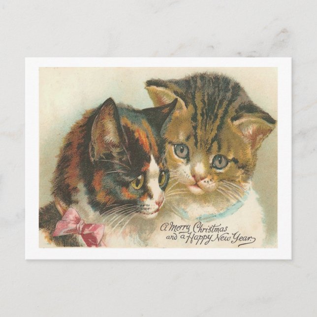 Cartes Pour Fêtes Annuelles Noël vintage (Devant)