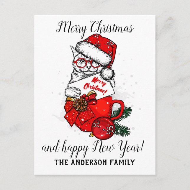 Cartes Pour Fêtes Annuelles Noël vintage (Devant)