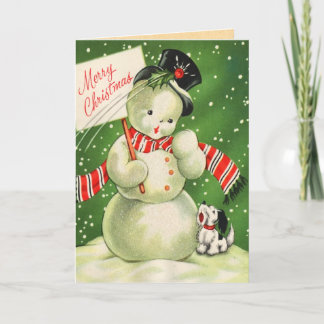 Cartes Pour Fêtes Annuelles Noël vintage