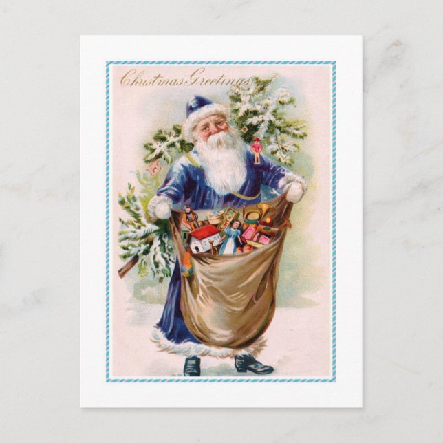 Cartes Pour Fêtes Annuelles Noël vintage (Devant)