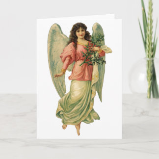 Cartes Pour Fêtes Annuelles Noël vintage, ange victorien antique