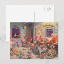 Noël vintage, le Père Noël avec l'atelier des luti
