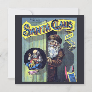 Cartes Pour Fêtes Annuelles Noël vintage, le Père Noël et son oeuvre