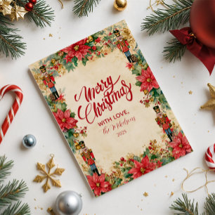 Cartes Pour Fêtes Annuelles Noël vintage Nutcracker