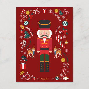 Cartes Pour Fêtes Annuelles Noël Vintage rouge
