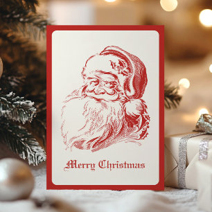 Cartes Pour Fêtes Annuelles Noël Vintage simple et moderne