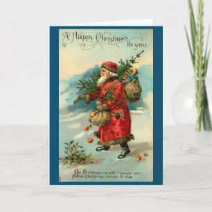 Cartes Pour Fêtes Annuelles Noël Vintage victorien