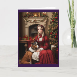 Cartes Pour Fêtes Annuelles Noël Vintage victorien