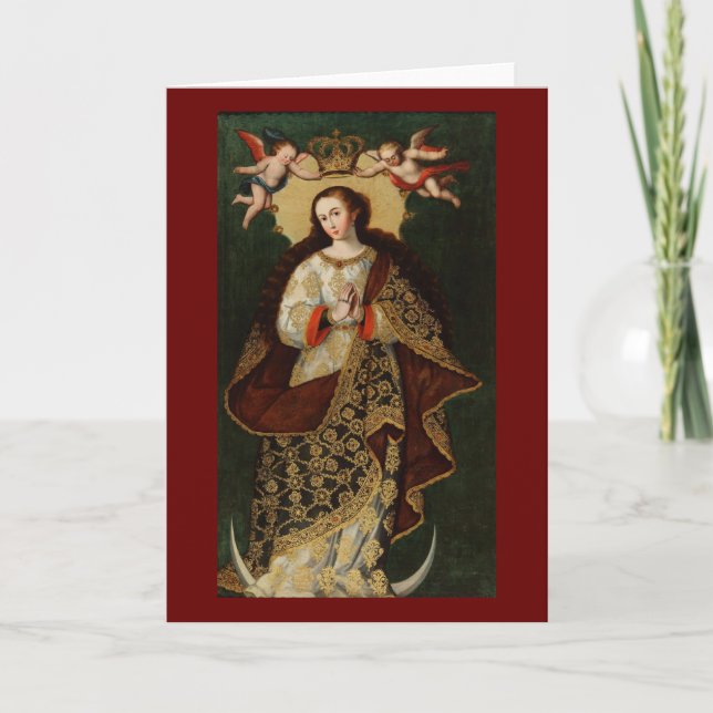 CARTES POUR FÊTES ANNUELLES NOËL VIRGIN (Devant)