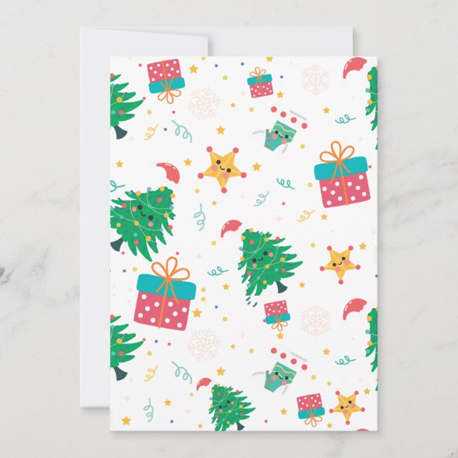 Cartes Pour Fêtes Annuelles Noël virtuel (Devant)