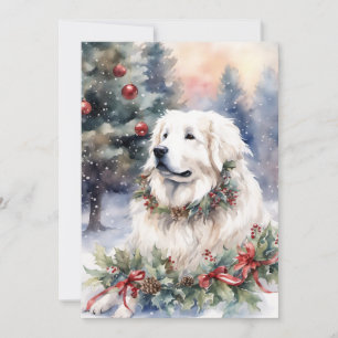 Cartes Pour Fêtes Annuelles Noël - WC Great Pyrenees