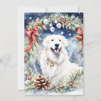 Cartes Pour Fêtes Annuelles Noël - WC Great Pyrenees