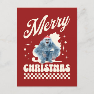 Cartes Pour Fêtes Annuelles Noël Yéti drôle humour des Fêtes
