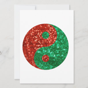 Cartes Pour Fêtes Annuelles noël yin yang