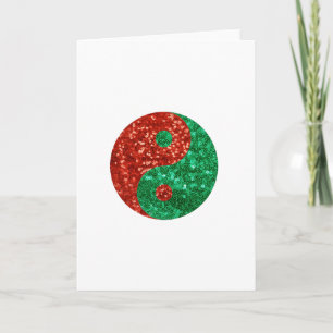 Cartes Pour Fêtes Annuelles noël yin yang