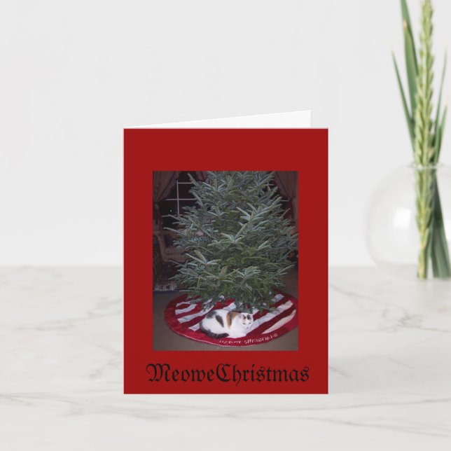 Cartes Pour Fêtes Annuelles NoëlMéée (Devant)