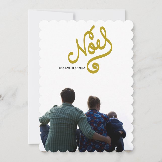 Cartes Pour Fêtes Annuelles noeud manuscrit (Devant)