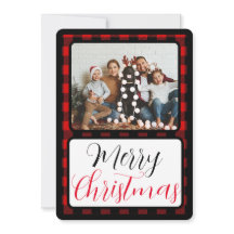 Noir et Rouge Buffle Plaid Noël