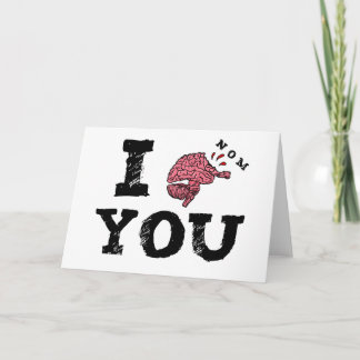 Cartes Pour Fêtes Annuelles Nom I vous zombi Valentine
