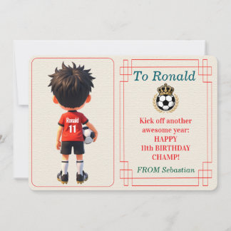 Cartes Pour Fêtes Annuelles Nom personnalisable Numéro et Texte Joyeux Anniver